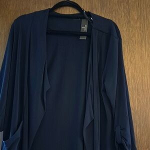 T Tahari Deep Blue Cardigan